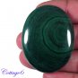 Certified 146.25Cts. NATURAL GREEN MALACHITE OVAL CABOCHON GEMSTONE C6-2198