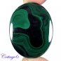 Certified 130.45Cts. NATURAL GREEN MALACHITE OVAL CABOCHON GEMSTONE C6-2190