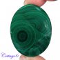 Certified 136.80Cts. NATURAL GREEN MALACHITE OVAL SHAPE CABOCHON GEMSTONE C6-2199