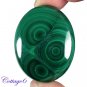 Certified 136.80Cts. NATURAL GREEN MALACHITE OVAL SHAPE CABOCHON GEMSTONE C6-2199