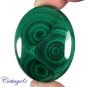 Certified 136.80Cts. NATURAL GREEN MALACHITE OVAL SHAPE CABOCHON GEMSTONE C6-2199