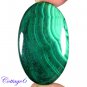 Certified  110.10Cts. NATURAL GREEN MALACHITE OVAL CABOCHON GEMSTONE C6-2204