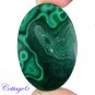 Certified  121.18Cts. NATURAL GREEN MALACHITE OVAL SHAPE CABOCHON GEMSTONE C6-2207