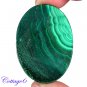 Certified 127.35Cts. NATURAL GREEN MALACHITE OVAL CABOCHON GEMSTONE C6-2215