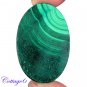 Certified  123.92Cts. NATURAL GREEN MALACHITE OVAL SHAPE CABOCHON GEMSTONE C6-2209