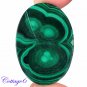 Certified 104.63Cts. NATURAL GREEN MALACHITE OVAL SHAPE CABOCHON GEMSTONE C6-2280