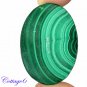 Certified 133.55Cts. NATURAL GREEN MALACHITE OVAL SHAPE CABOCHON GEMSTONE