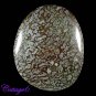 Certified 64.45Cts. NATURAL GREEN MALACHITE OVAL SHAPE CABOCHON GEMSTONE C6-2262