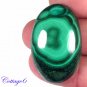 Certified 64.45Cts. NATURAL GREEN MALACHITE OVAL SHAPE CABOCHON GEMSTONE C6-2262
