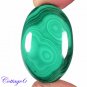 Certified 66.10Cts. NATURAL GREEN MALACHITE OVAL SHAPE CABOCHON GEMSTONE C6-2281