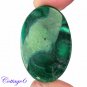 Certified 66.10Cts. NATURAL GREEN MALACHITE OVAL SHAPE CABOCHON GEMSTONE C6-2281