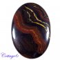 Certified 186.10Cts. NATURAL IRON TIGER CABOCHON GEMSTONE C6-2221