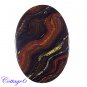Certified 186.10Cts. NATURAL IRON TIGER CABOCHON GEMSTONE C6-2221