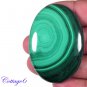 Certified 166.41Cts. NATURAL GREEN MALACHITE OVAL CABOCHON GEMSTONE C6-2186