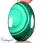 Certified 166.41Cts. NATURAL GREEN MALACHITE OVAL CABOCHON GEMSTONE C6-2186