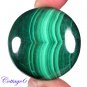 certified AA +++ 166.29Cts. NATURAL GREEN MALACHITE ROUND SHAPE CABOCHON GEMSTONE C6-2211