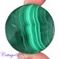 certified AA +++ 166.29Cts. NATURAL GREEN MALACHITE ROUND SHAPE CABOCHON GEMSTONE C6-2211