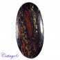 Certified 197.12Cts. NATURAL IRON TIGER CABOCHON GEMSTONE C6-2218