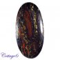 Certified 197.12Cts. NATURAL IRON TIGER CABOCHON GEMSTONE C6-2218