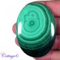 Certified 246.10Cts. NATURAL GREEN MALACHITE OVAL CABOCHON GEMSTONE C6-2195