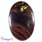 Certified BIG SIZE !! 239.17Cts. NATURAL IRON TIGER CABOCHON GEMSTONE C6-2219