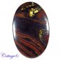 Certified BIG SIZE !! 239.17Cts. NATURAL IRON TIGER CABOCHON GEMSTONE C6-2219
