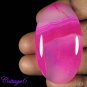 Certified 85.20Cts. NATURAL ONYX AGATE GEODE CABOCHON GEMSTONE C6-644