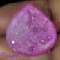 Certified 15.75Cts. ONYX  DRUZY AGATE GEODE CABOCHON GEMSTONE C6-481