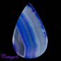 Certified 77.75Cts. NATURAL ONYX AGATE GEODE CABOCHON GEMSTONE C6-658