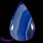 Certified 77.75Cts. NATURAL ONYX AGATE GEODE CABOCHON GEMSTONE C6-658