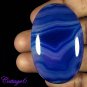 Certified 100.89Cts. NATURAL ONYX AGATE GEODE CABOCHON GEMSTONE C6-645