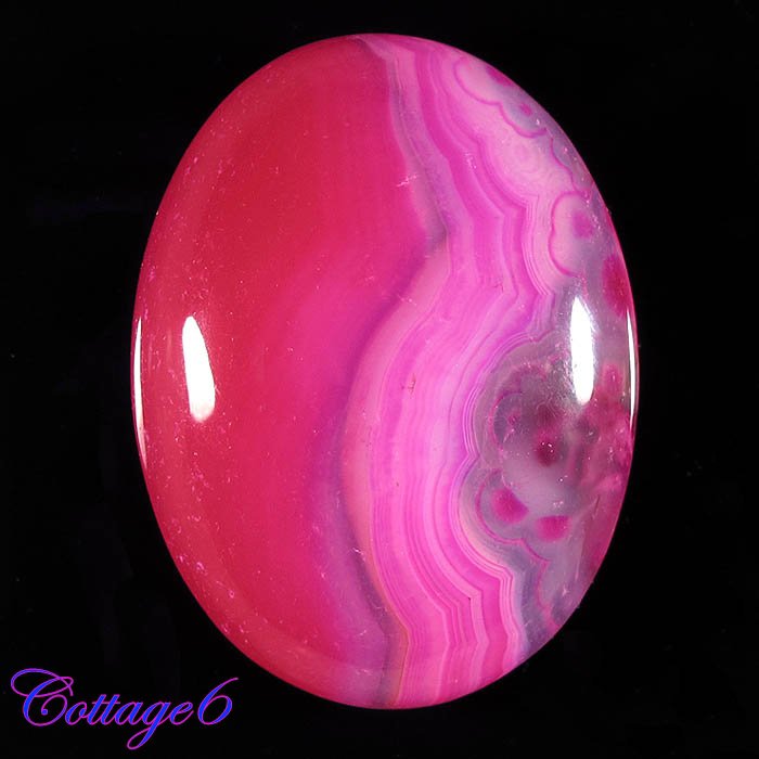 Certified 79.60Cts. NATURAL ONYX AGATE GEODE CABOCHON GEMSTONE C6-625