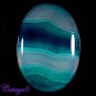 Certified NATURAL ONYX AGATE GEODE CABOCHON GEMSTONE C6-652