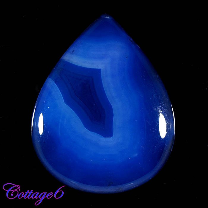 Certified NATURAL ONYX AGATE GEODE CABOCHON GEMSTONE C6-654