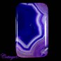 Pink Blue NATURAL ONYX AGATE GEODE CABOCHON GEMSTONE C6-630