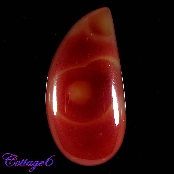 Certified Natural Onyx Agate Geode Cabochon Gemstone C6 626 