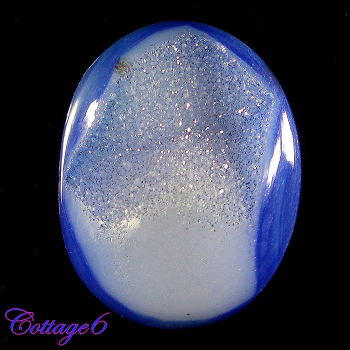 Certified ONYX  DRUZY AGATE GEODE CABOCHON GEMSTONE C6-408