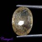 NATURAL GOLDEN RUTILE QUARTZ OVAL CUT GEMSTONE BRAZIL C6-456