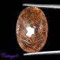 Cartified NATURAL COPPER RUTILE QUARTZ OVAL CUT GEMSTONE C6-466
