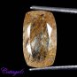 Certified NATURAL RUTILE QUARTZ CUSHION SHAPE CUT GEMSTONE C6-438