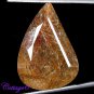 Cewrtified NATURAL COPPER RUTILE QUARTZ FANCY SHAPE CUT GEMSTONE BRAZIL~6-10