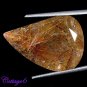 Cewrtified NATURAL COPPER RUTILE QUARTZ FANCY SHAPE CUT GEMSTONE BRAZIL~6-10