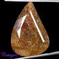 Cewrtified NATURAL COPPER RUTILE QUARTZ FANCY SHAPE CUT GEMSTONE BRAZIL~6-10