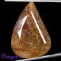 Cewrtified NATURAL COPPER RUTILE QUARTZ FANCY SHAPE CUT GEMSTONE BRAZIL~6-10