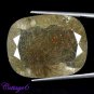Certifide  NATURAL RUTILE QUARTZ GREEN NEEDLES CUT GEMSTONE BRAZIL C6-37