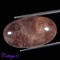 Certified NATURAL RUTILE QUARTZ COPPER NEEDLES OVAL CABOCHON GEMSTONE C6-393
