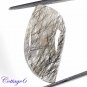 Certified NATURAL RUTILE QUARTZ BLACK NEEDLES GEMSTONE