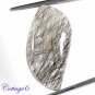 Certified NATURAL RUTILE QUARTZ BLACK NEEDLES GEMSTONE