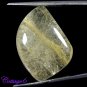 Certified NATURAL GOLDEN RUTILE QUARTZ FANCY SHAPE GEMSTONE BRAZIL C6-205