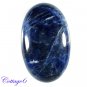 Certified NATURAL BLUE SODALITE OVAL SHAPE CABOCHON GEMSTONE C6-2094